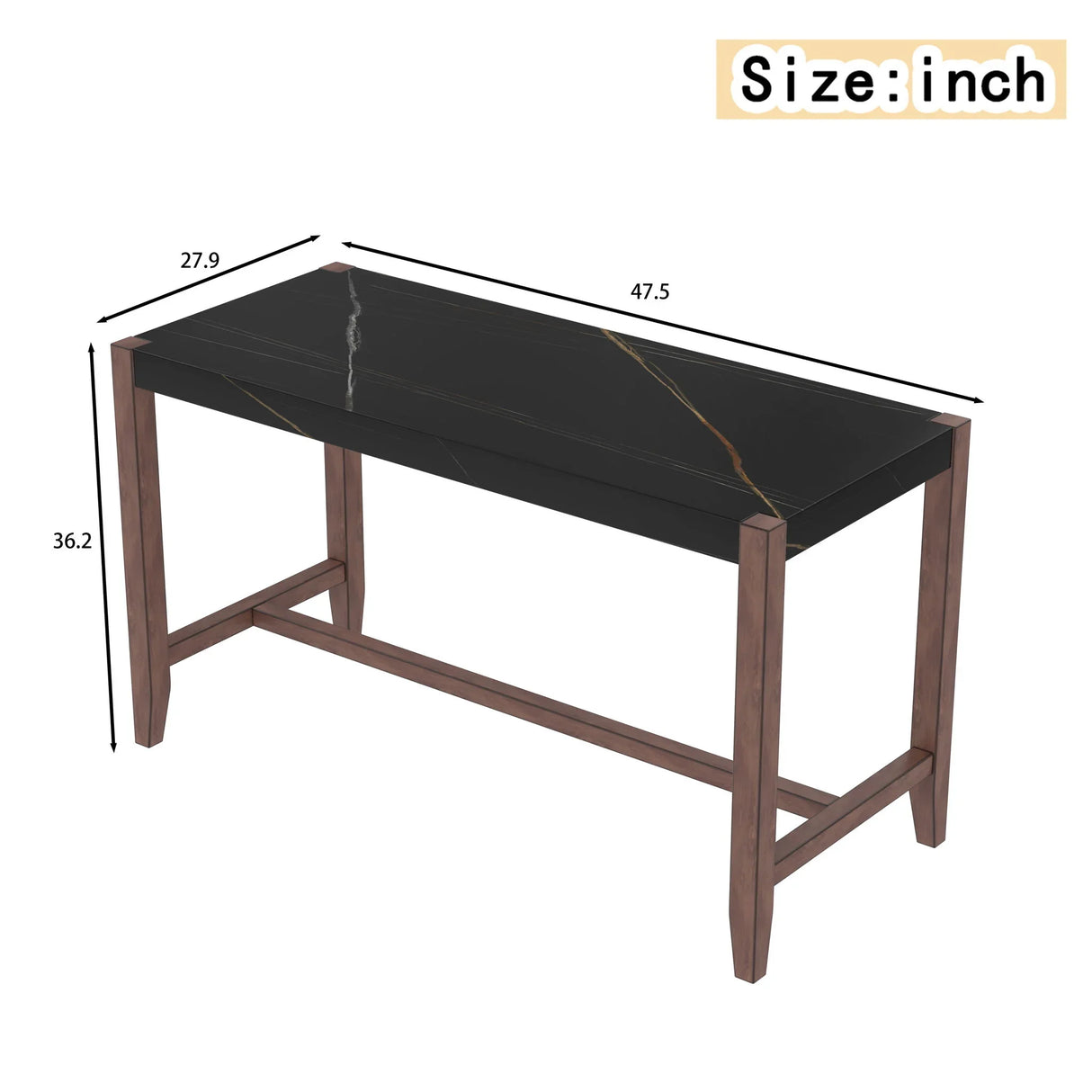 Counter Height Bar Table For Kitchen - Furniture Home Direct