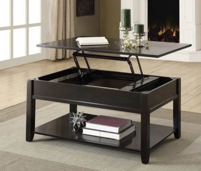 Malachi - Coffee Table With Lift Top - Black - Furniture Home Direct