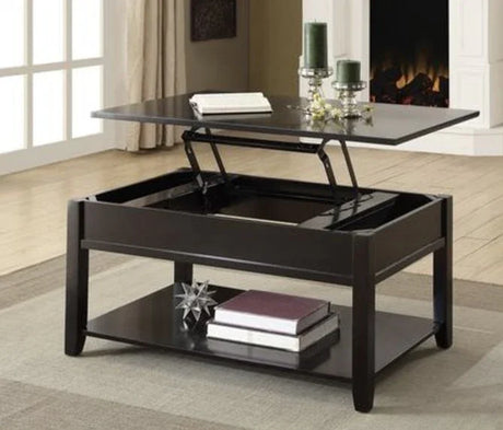 Malachi - Coffee Table With Lift Top - Black - Furniture Home Direct