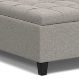 Harrison - Upholstered Coffee Table Storage Ottoman - Furniture Home Direct