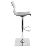Mirage - Contemporary Adjustable Barstool With Swivel - Furniture Home Direct