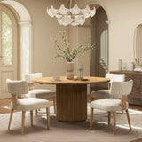 Louise - Split Back Upholstered Dining Side Chair (Set of 2) - Travertine Beige - Furniture Home Direct