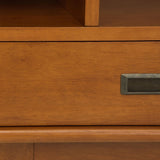 Draper - Mid Century Wide Bookcase And Storage Unit - Furniture Home Direct
