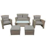 6 PC Outdoor Patio Set - Furniture Home Direct