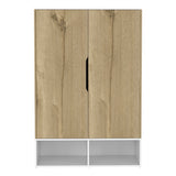 Wardrobe With Double Doors And Shoe Storage Modern Beige - Furniture Home Direct