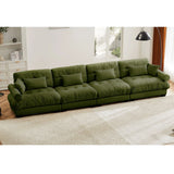 Super Comfort Oversized Modular Velvet Sectional Sofa, Deep Seat Convertible L Shaped Couch - Furniture Home Direct