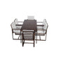 Patio Dining Set Outdoor Dining Table And Chair Set With And Removable Cushions For Patio - Furniture Home Direct