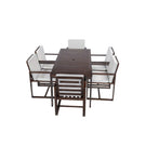 Patio Dining Set Outdoor Dining Table And Chair Set With And Removable Cushions For Patio - Furniture Home Direct