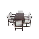Patio Dining Set Outdoor Dining Table And Chair Set With And Removable Cushions For Patio - Furniture Home Direct