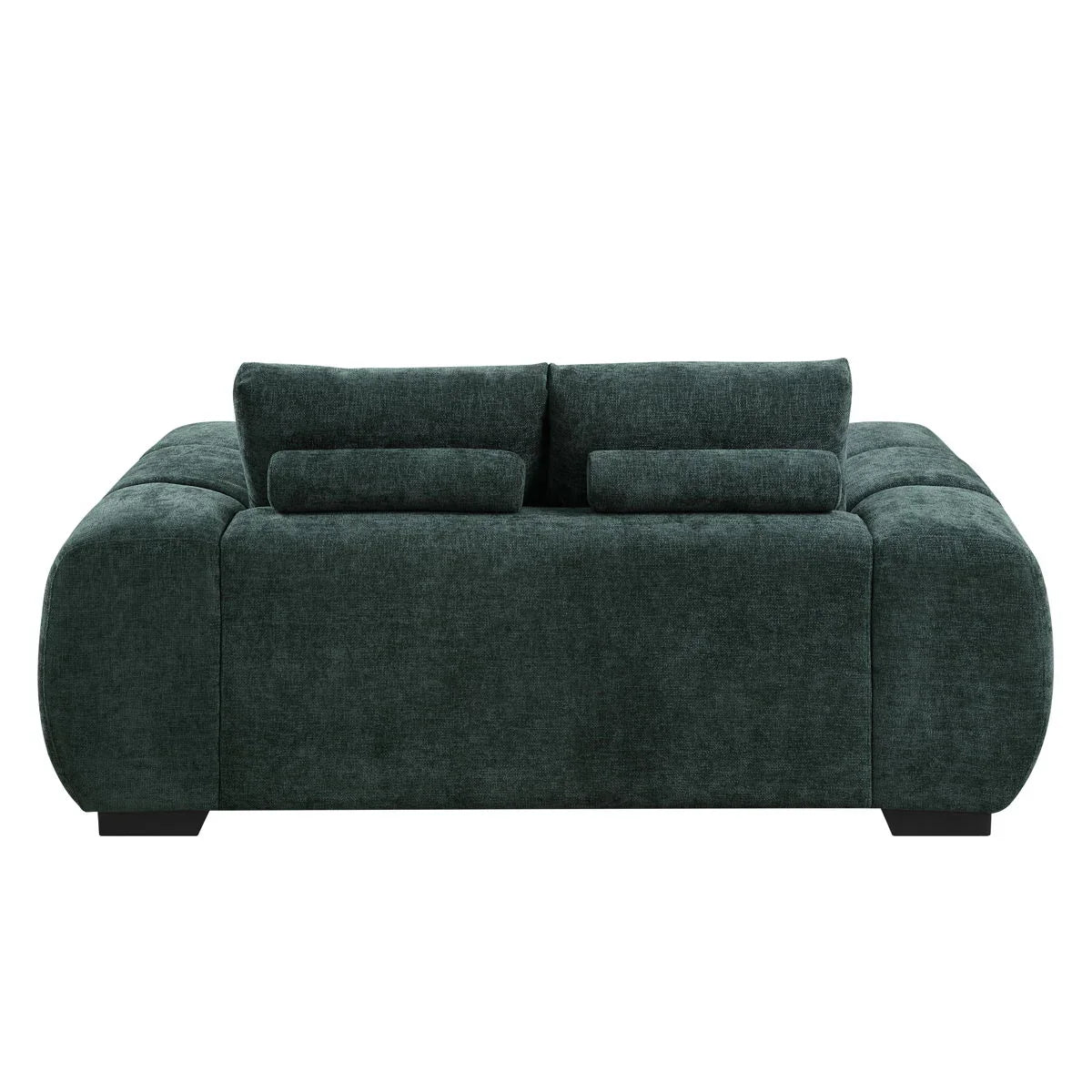 Ferrand - Chenille Loveseat - Green - Furniture Home Direct