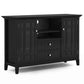 Bedford - Handcrafted Tall TV Media Stand - Furniture Home Direct