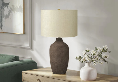 Lighting, Table Lamp, Ceramic, Resin, Contemporary - Gray - Furniture Home Direct