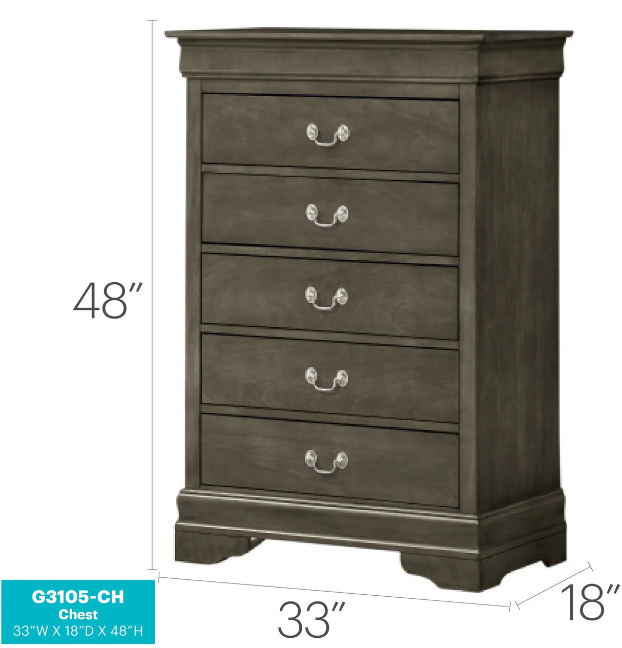 Traditional Style Storage Chest Elegant - Furniture Home Direct