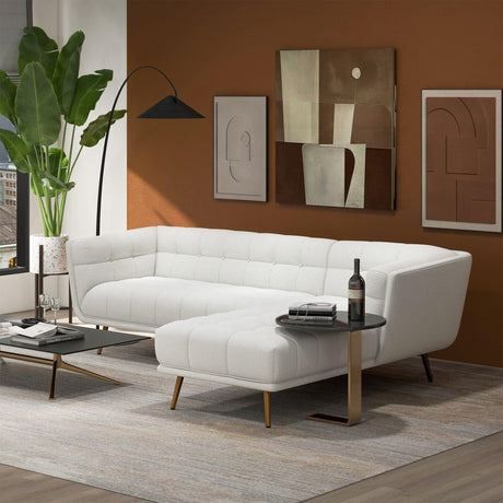 Addison - L Shape Sectional Sofa Tufted - Furniture Home Direct