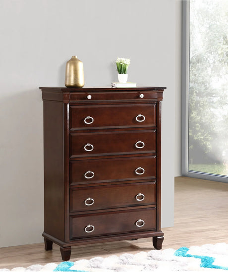 Triton - Chest - Cappuccino - Furniture Home Direct