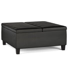 Ellis - Coffee Table Storage Ottoman Contemporary Design - Furniture Home Direct