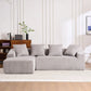 Combined 3 Seater Sofa With 4 Pillows - Furniture Home Direct