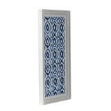 Hanging Sculptures, Modern Wall Art Decor (Set of 2) - White / Blue - Furniture Home Direct