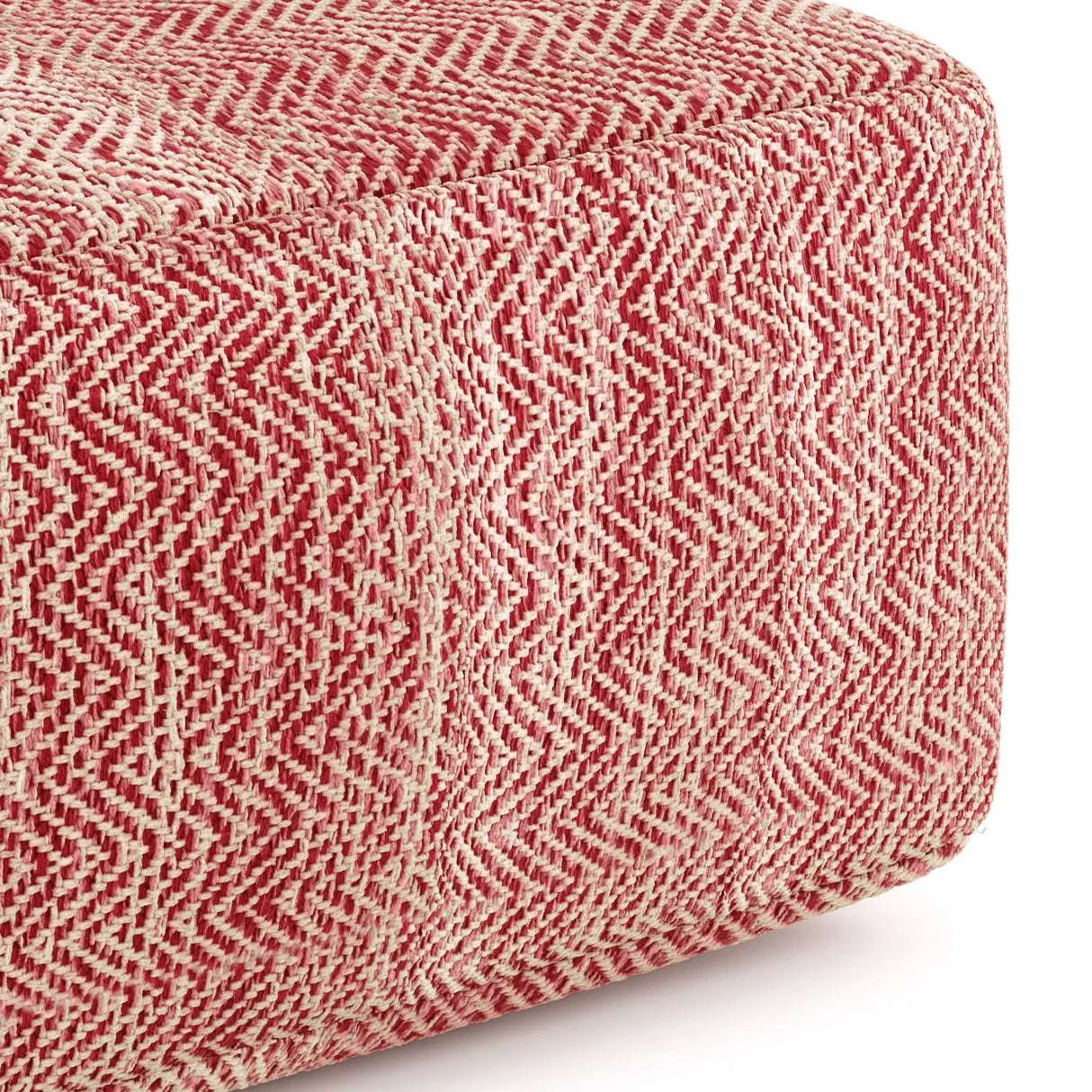 Nate - Handcrafted Square Pouf - Furniture Home Direct