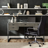 Hampden - Desk - Weathered Gray - Furniture Home Direct