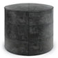 Connor - Handcrafted Round Pouf - Furniture Home Direct
