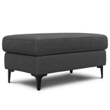 Ava - Mid Century Sofa With Ottoman Set - Furniture Home Direct