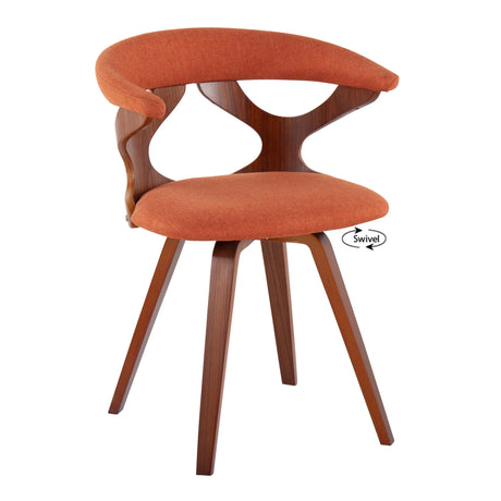 Gardenia - Mid-Century Modern Dining Chair With Swivel - Furniture Home Direct