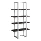 Bookshelf, Bookcase, Etagere, 4 Tier, Office, Contemporary & Modern - Furniture Home Direct