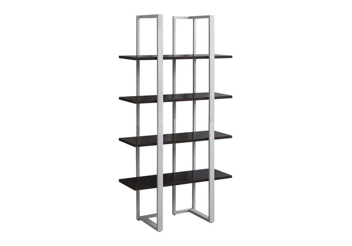Bookshelf, Bookcase, Etagere, 4 Tier, Office, Contemporary & Modern - Furniture Home Direct