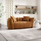 Cozy Beanbag Chair With High Resilience Foam Core For 2 - Furniture Home Direct
