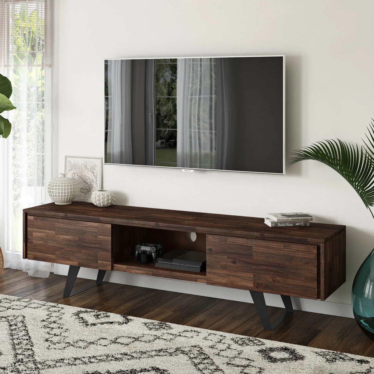 Lowry - Handcrafted TV Media Stand - Furniture Home Direct