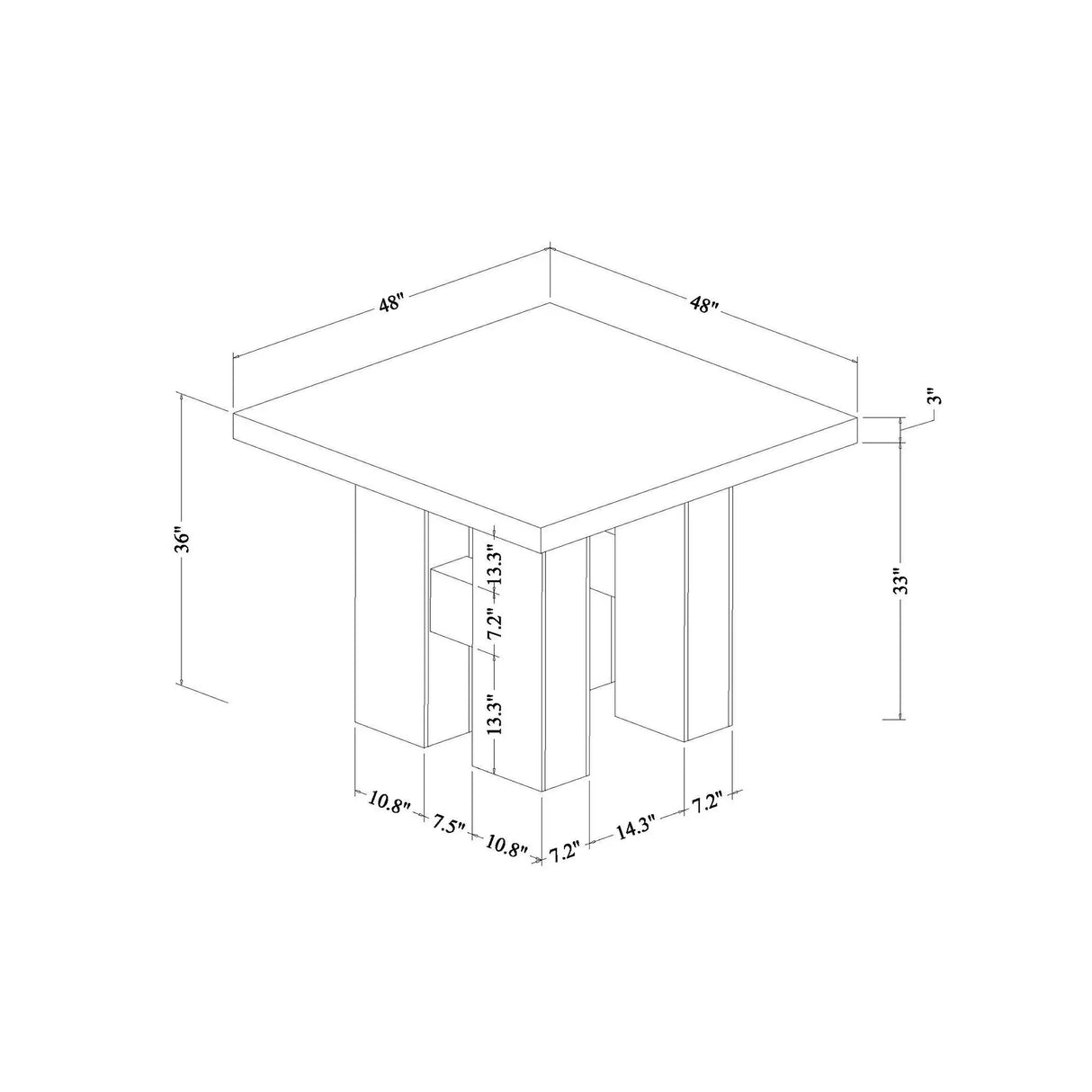 Mikha - Bar Table - Furniture Home Direct