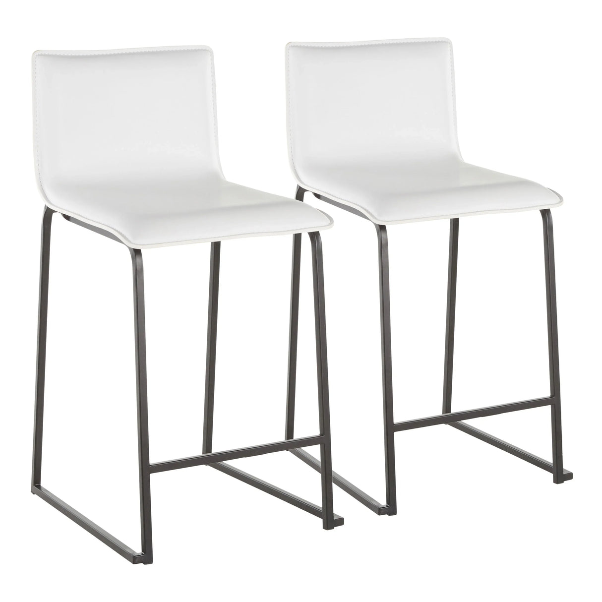 Mara - Upholstered Contemporary Counter Stool (Set of 2) - Furniture Home Direct