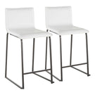 Mara - Upholstered Contemporary Counter Stool (Set of 2) - Furniture Home Direct