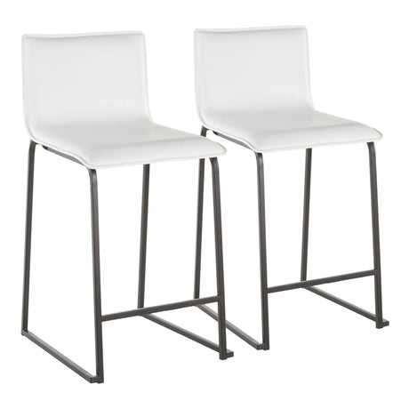 Mara - Upholstered Contemporary Counter Stool (Set of 2) - Furniture Home Direct