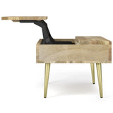 Jager - Lift Top Coffee Table Handcrafted - Furniture Home Direct