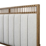 Elegant Design Upholstered And Strap Panel Bed - Furniture Home Direct