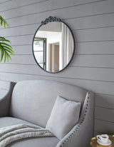 Classic Design Mirror With Baroque Inspired Frame For Bathroom, Entryway Console Lean Against Wall - Furniture Home Direct