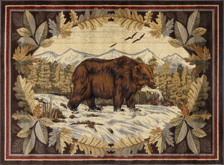 Nature's Nest - GC_CBL3008 Lodge Area Rug - Furniture Home Direct