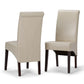 Avalon - Deluxe Parson, Dining Chair (Set of 2) - Furniture Home Direct