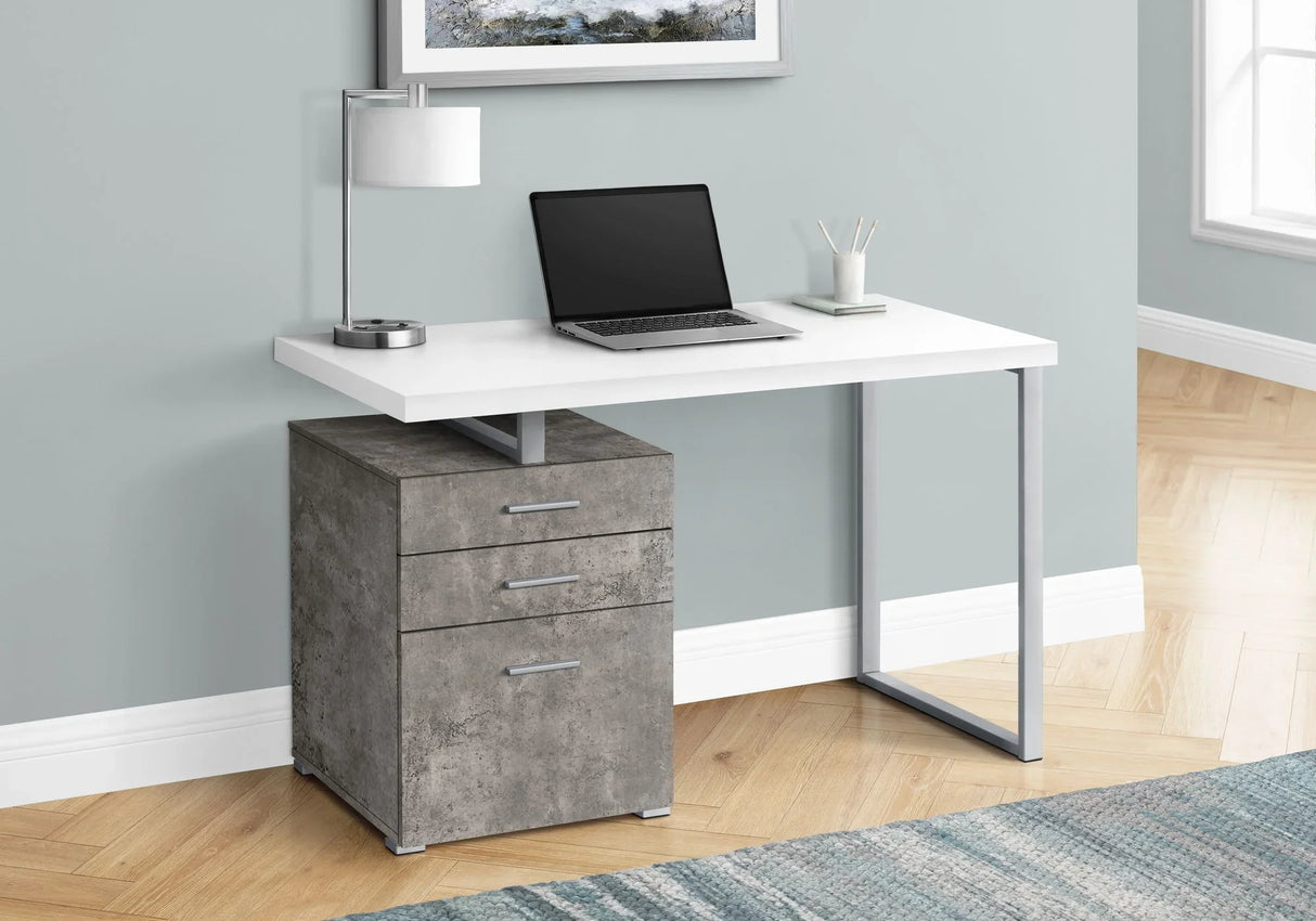 Computer Desk Left Right Set-Up Storage Drawers For Home Office - Furniture Home Direct