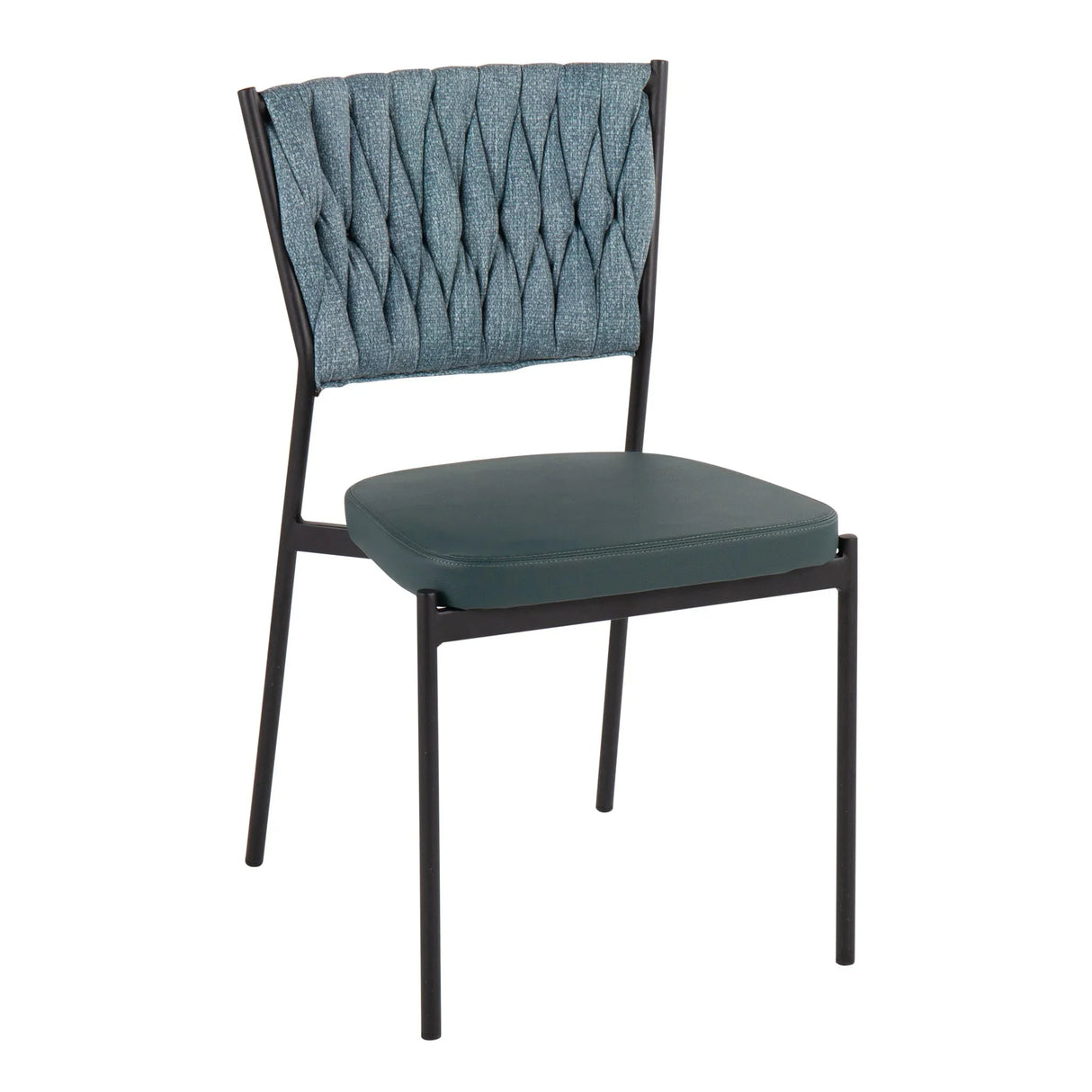 Tania - Braided Contemporary Chair (Set of 2) - Furniture Home Direct
