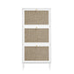 Modern Rattan 3 Door Shoe Rack Cabinet For Entryway - Furniture Home Direct