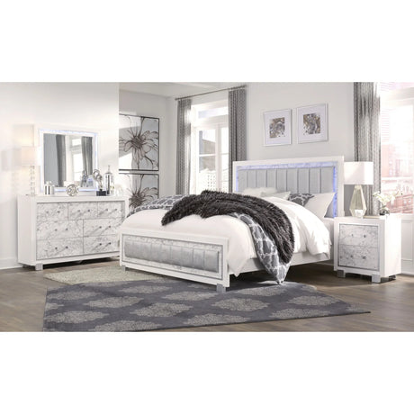 Skye - Marble Chest - White - Furniture Home Direct