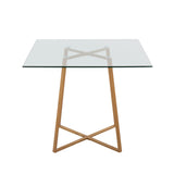 Cosmo - Contemporary Square Dining Table Legs - Furniture Home Direct