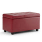 Cosmopolitan - Upholstered Storage Ottoman - Furniture Home Direct