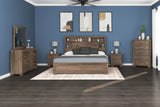 Plinz - 2 Drawer Nightstand - Brown - Furniture Home Direct