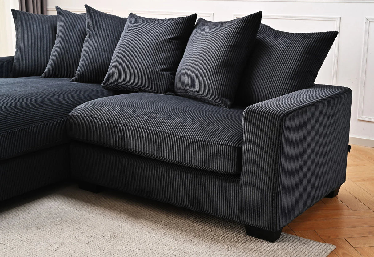 Luxe - Oversized 2 Piece Sectional Couches For Living Room, L Shaped Sofa With Chaise - Furniture Home Direct