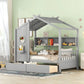 Modern Design House Bed With Storage Shelf - Furniture Home Direct