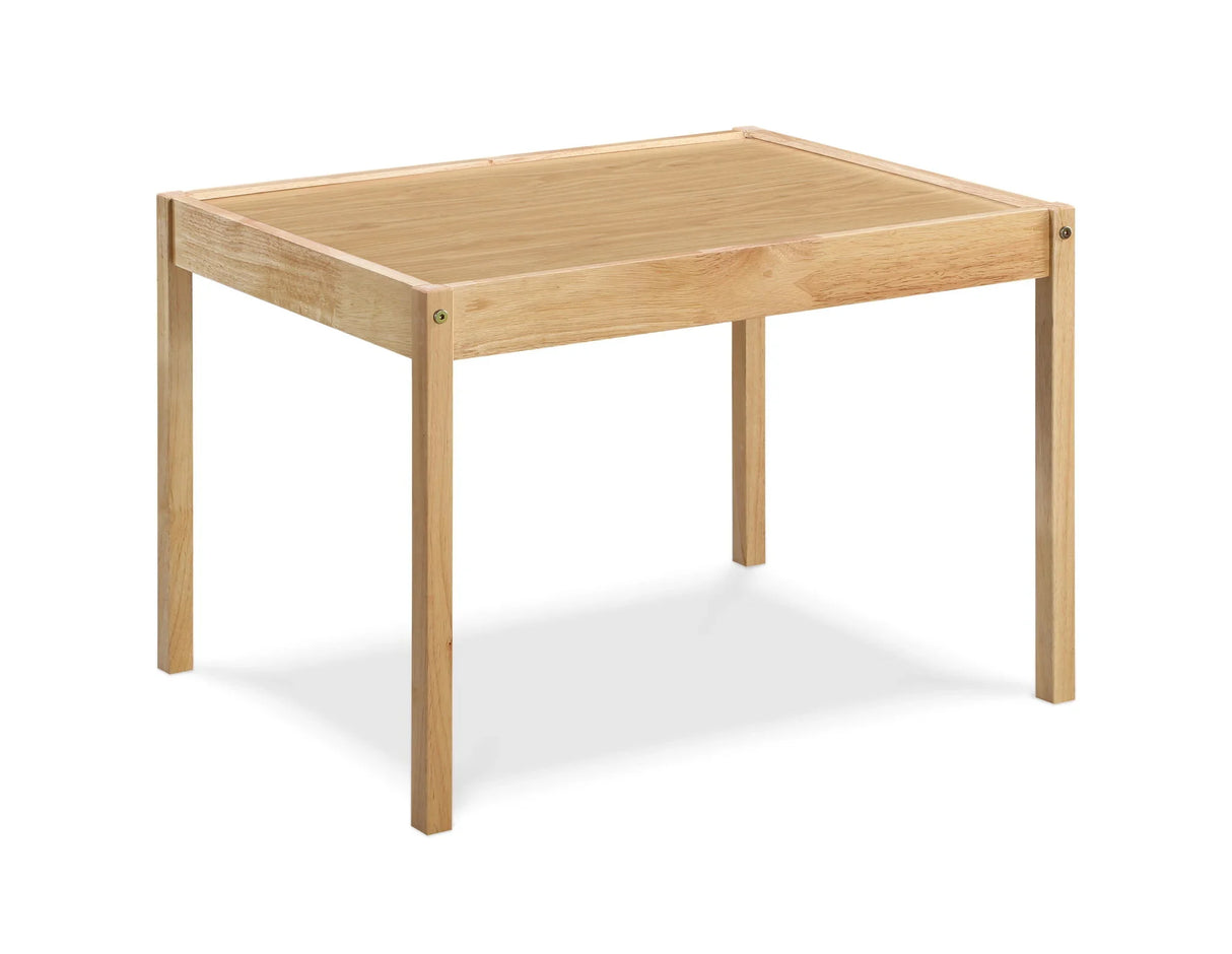 Della - 3 Piece Solid Wood Kids Table & Two Chair Set - Natural - Furniture Home Direct